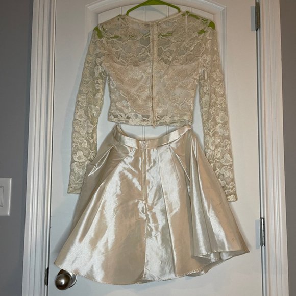 2 Piece Junior Formal Wear Dress - Picture 2 of 3